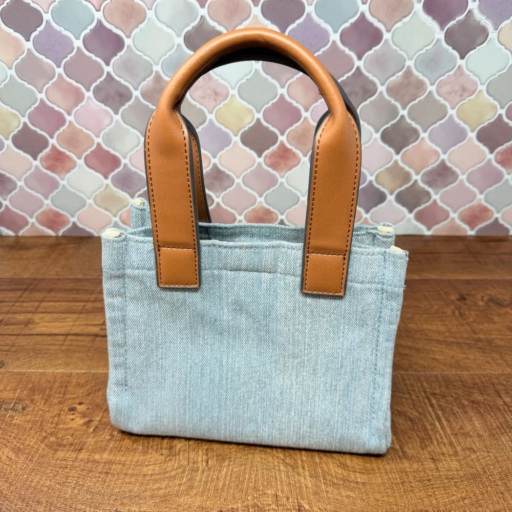 True Religion‎ Denim Mini Tote Bag